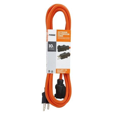 Prime Wire & Cable EXTN CORD 16/3 SJTW 10'L EC501610